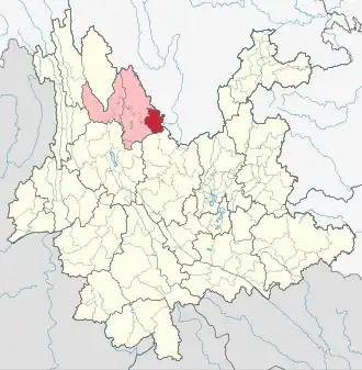 Localisation de Huápíng Xiàn