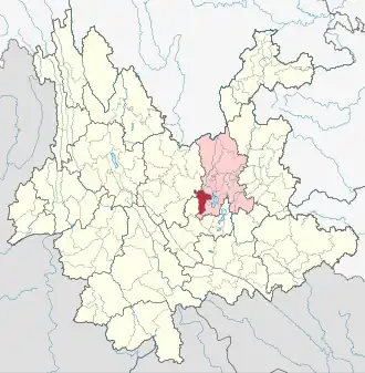 Localisation de Anning shi