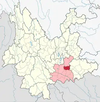 Localisation de Kāiyuǎn