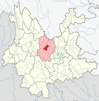 Localisation de Móudìng Xiàn