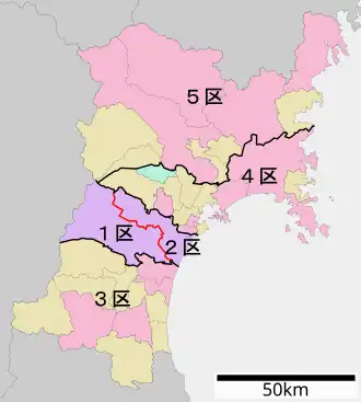 Carte de la circonscription.