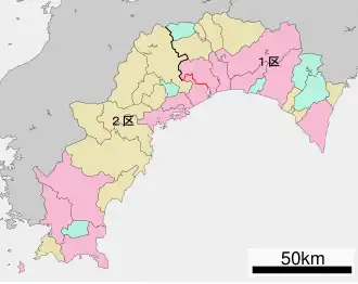 Carte de la circonscription.