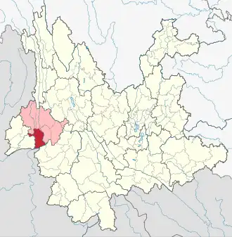 Localisation de Lónglíng Xiàn