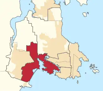Carte de la circonscription