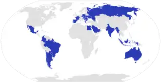Pays ayant des magasins 5àsec