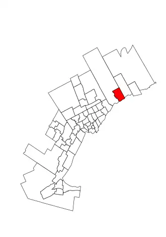 Carte de la circonscription