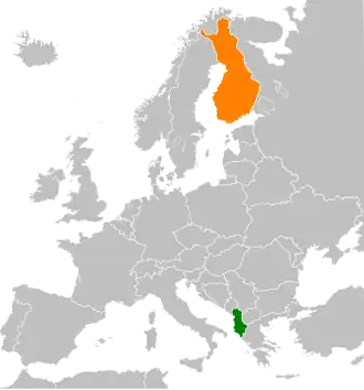 Albanie et Finlande