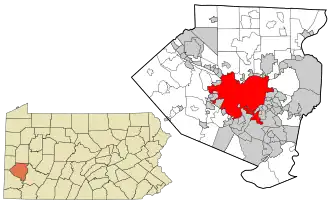 Localisation de Pittsburgh