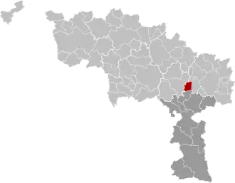 Localisation de Anderlues