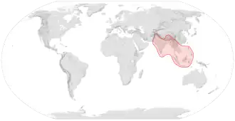 Description de l'image Apis dorsata distribution map.svg.