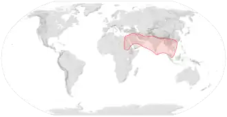 Description de l'image Apis florea distribution map.svg.