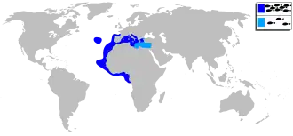 Description de l'image Apogon imberbis mapa.svg.