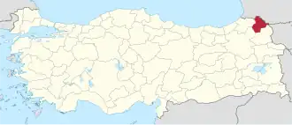 Localisation de Ardahan