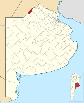 Localisation de Colón