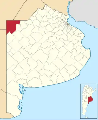 Localisation de General Villegas