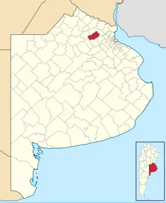 Localisation de San Andrés de Giles
