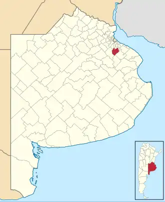 Localisation de San Vicente