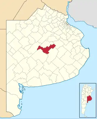 Localisation de Tapalqué