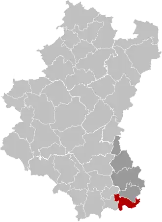 Localisation de Aubange