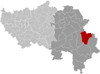 Localisation de Butgenbach