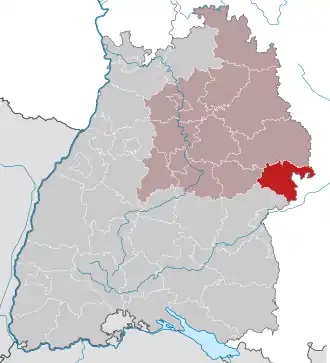 Localisation de Arrondissement de Heidenheim