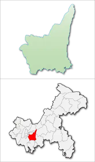 Localisation de Bānán Qū