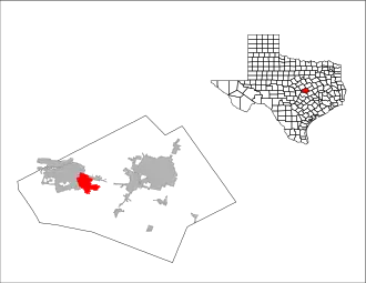 Localisation de Harker Heights