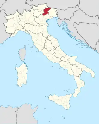 Localisation de Province de Belluno