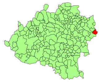 Localisation de Beratón