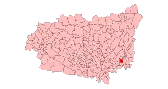 Localisation de Bercianos del Real Camino