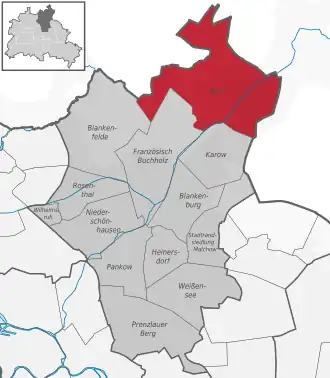 Localisation de Berlin-Buch