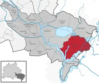Localisation de Berlin-Müggelheim
