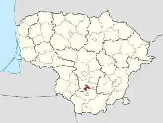 Localisation de Municipalité de Birštonas