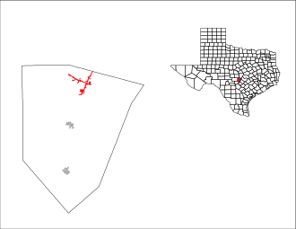 Localisation de Round Mountain