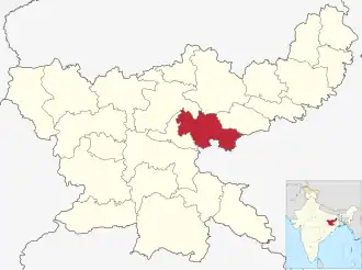 Localisation de District de Bokaro