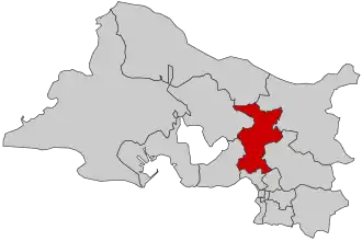 Carte de la circonscription