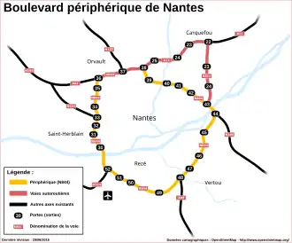 Image illustrative de l’article Boulevard périphérique de Nantes