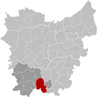 Localisation de Brakel