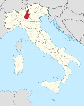 Localisation de Province de Brescia