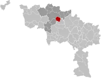 Localisation de Brugelette