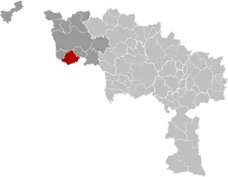 Localisation de Brunehaut