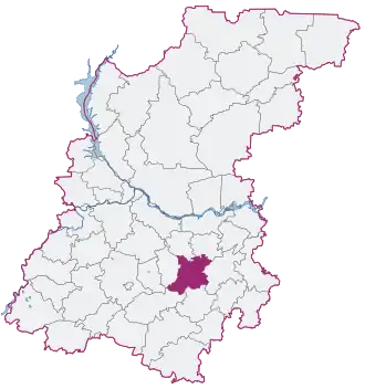 Localisation de Raïon de Boutourlino