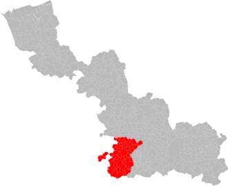 Localisation de Communauté d’Agglomération de Cambrai