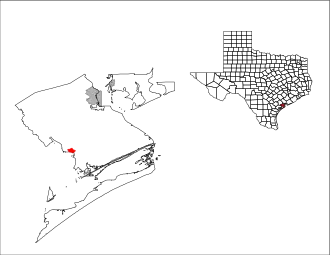 Localisation de Seadrift