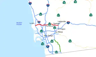 Image illustrative de l’article California State Route 52