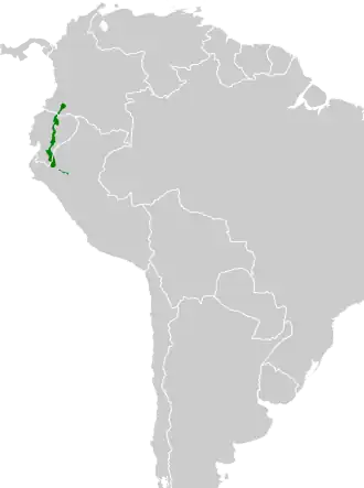 Description de l'image Campylopterus villaviscensio map.svg.