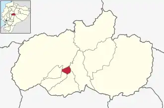 Localisation de Canton de Cevallos