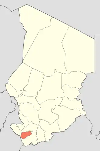 Localisation de Logone-Occidental