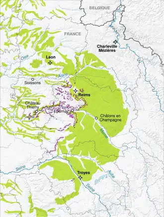 Image illustrative de l’article Champagne crayeuse