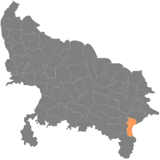 Localisation de District de Chandauliवाराणसी ज़िला